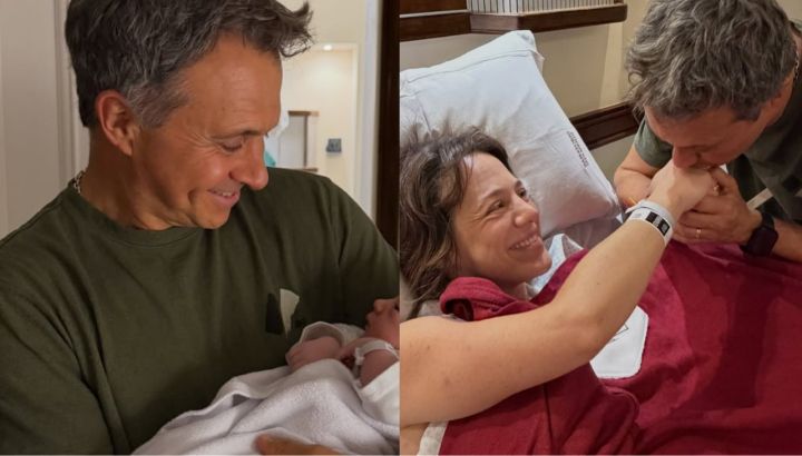 Sergio Lapegüe publicó fotos de su nieta Delfina y expresó su emoción: "Nos cambiaste la vida para siempre"