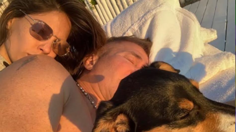 Barby Franco, Fernando Burlando y su mascota Shiva