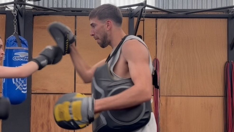 Gonzalo Andueza, profesor de boxeo y entrenador
