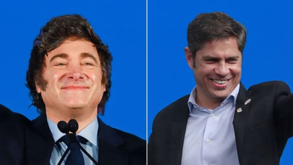 Javier Milei Axel Kicillof