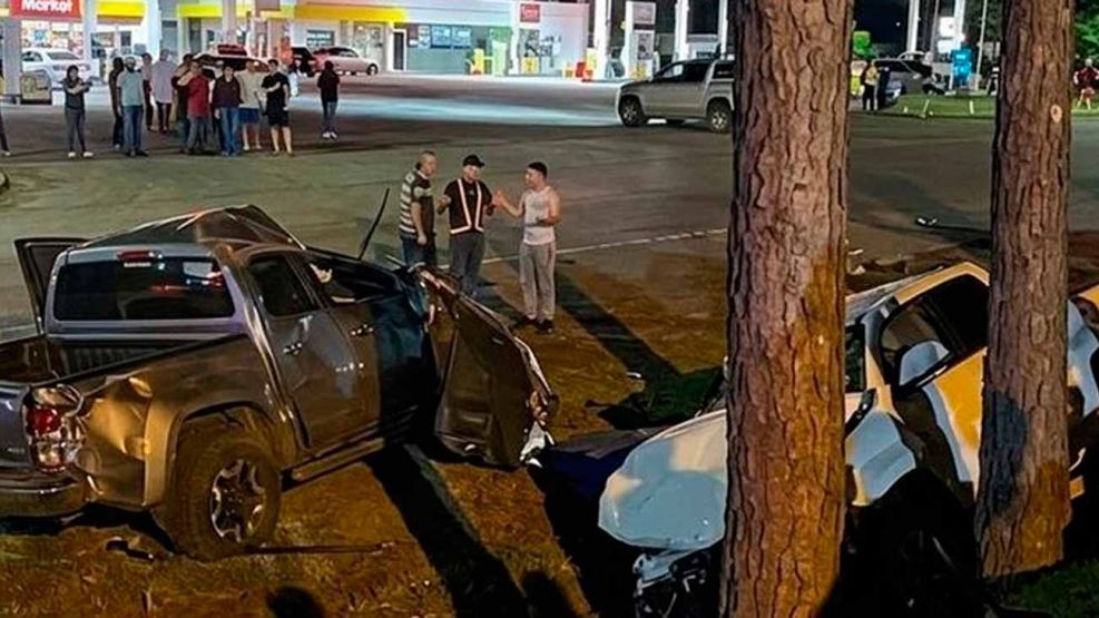 Un adolescente de 14 años que manejaba una Amarok perdió el control en la ruta 14