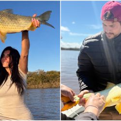 Para esta aventura se eligieron dos modalidades bien diferentes. Por un lado, la tradicional pesca de carnada; por otro, el bait, buscando aprovechar distintos sectores y las posibilidades que ofrece la zona.