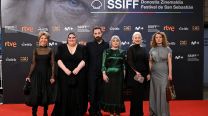 De izquierda a derecha: Alejandra Flechner, Carolina Alvarez, Pablo Larraín, Mariana Enriquez, Mercedes Morán y Dolores Fonzi.