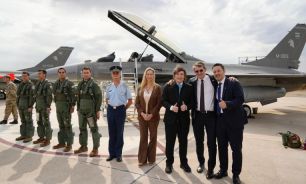 Javier Milei y los aviones de combate F-16 Fighting Falcon