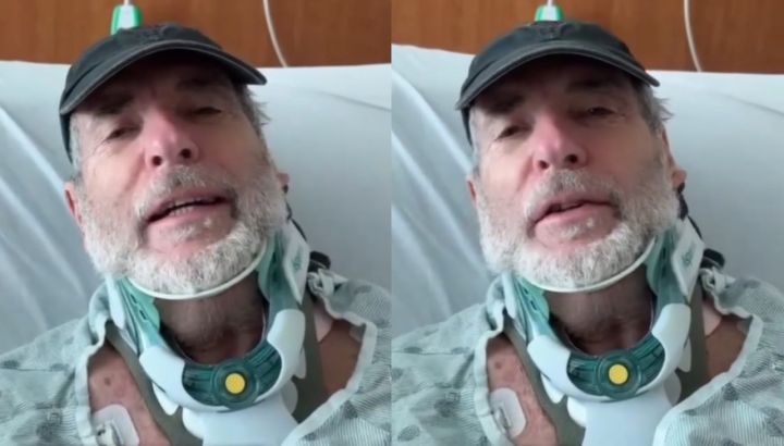 El actor Carlos Mata se grabó internado y habló sobre su salud