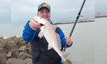 Antes del temporal, Miramar tuvo una gran jornada de pesca con múltiples especies