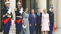 Brigitte Macron, anfitriona de Rania