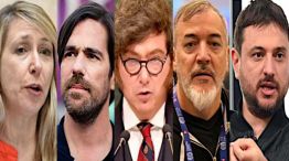 Myriam Bregman, Nicolás Del Caño, Javier Milei, Rodolfo Aguiar y Juan Grabois 23092026