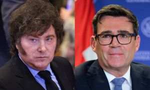 Javier Milei y Andy Burnham