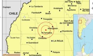Un fuerte sismo de 5,4 sacudió La Rioja