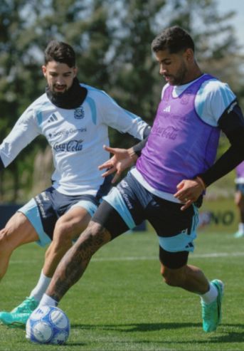 Selección Argentina en Ezeiza