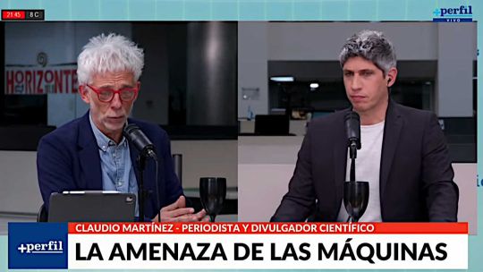 "La amenaza de las máquinas es una amenaza real y está escalando": Claudio Martínez analizó los peligros de la IA en QR!