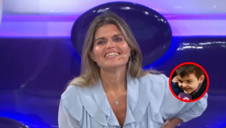 Angie Balbiani presentó a su hijo de 4 años, Cósimo, en Puro Show: fanático de Boca Juniors y la espinaca