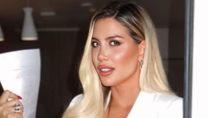 Wanda Nara apostó por un look high-low para la presentación de MasterChef Celebrity