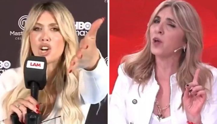 Se filtró al aire un insulto de Wanda Nara a Karina Iavícoli en LAM cuando le preguntó por Martín Migueles