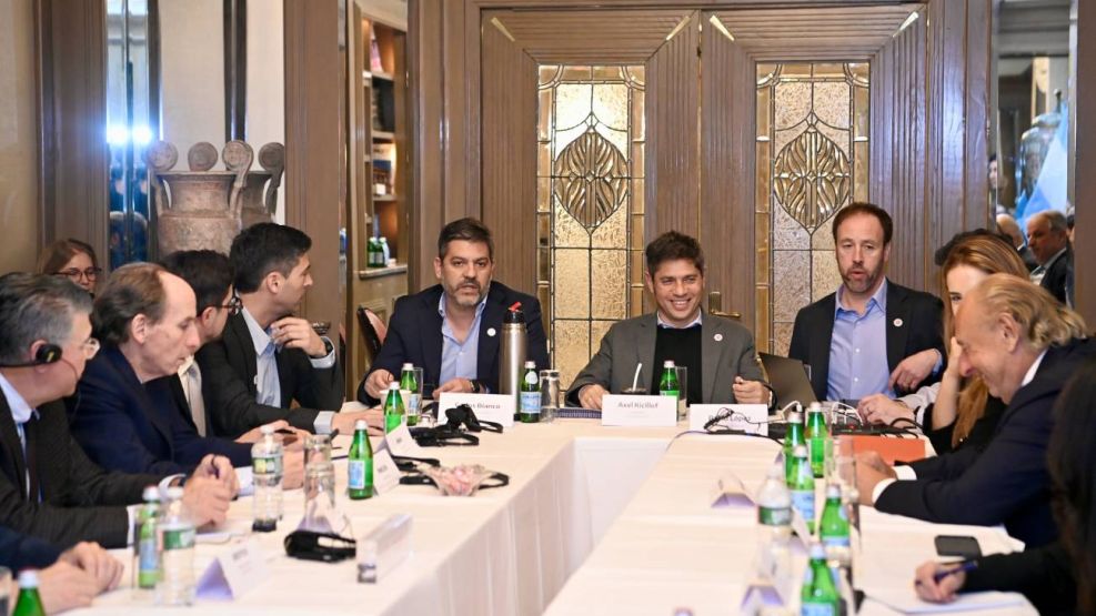 Axel Kicillof en Nueva York