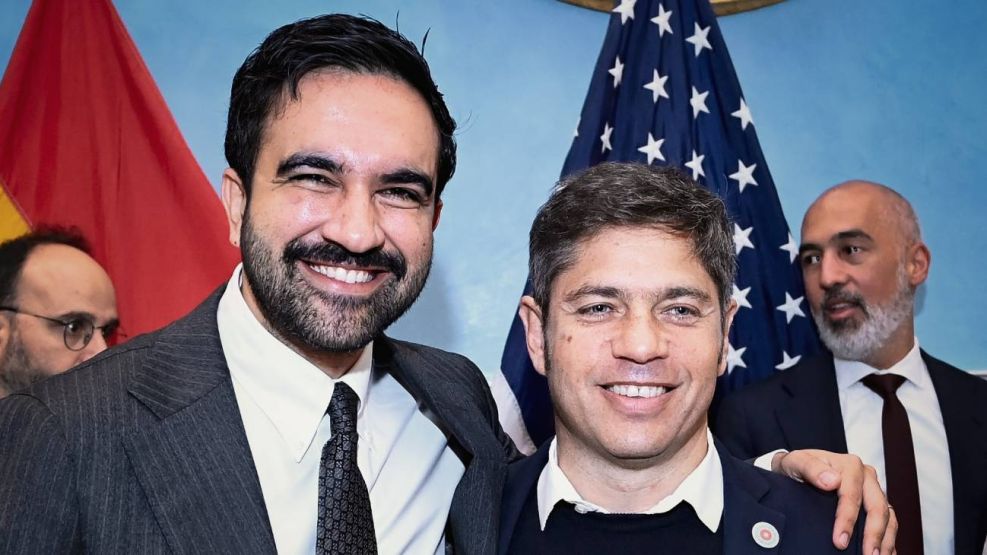 Axel Kicillof en Nueva York