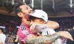 Lionel Messi celebró junto a su hijo, Thiago, en Estados Unidos