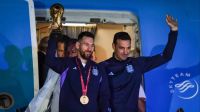 Lionel Messi y Lionel Scaloni