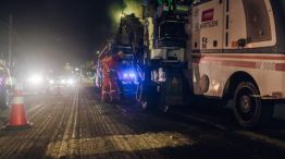Cómo es el operativo de obras nocturnas con el que Passerini busca llegar a tiempo para la visita del papa León XIV