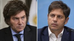 Javier Milei y Axel Kicillof