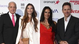 Los looks rojo y blanco de Zulemita Menem y Gabriela Vaca Guzmán en la gala solidaria de River: "Jugar en el barrio, ganar en la vida"