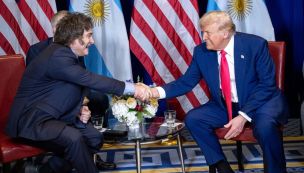 Javier Milei con Donald Trump.