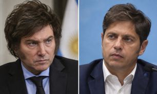 Javier Milei y Axel Kicillof