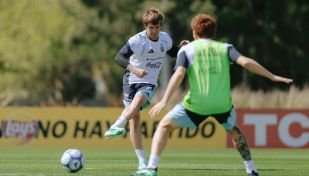 Entrenamiento de la Selección Argentina en Ezeiza