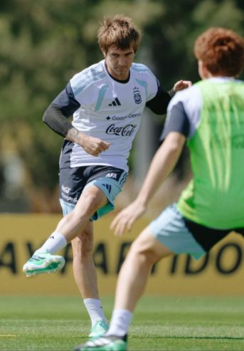 Entrenamiento de la Selección Argentina en Ezeiza