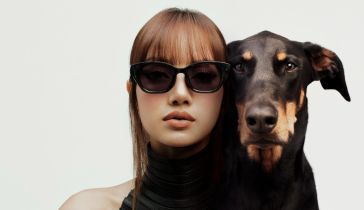 Lisa y su perro Love para Meta Glasses