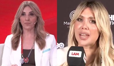 Karina Iavícoli y Wanda Nara en LAM