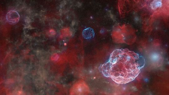 La foto del día de la NASA: Los fantasmas de cinco supernovas