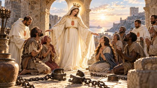 Nuestra Señora de la Merced, la piadosa patrona de la libertad que rompió las cadenas de los cautivos