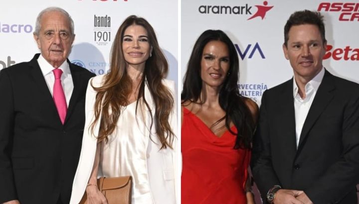 Los looks rojo y blanco de Zulemita Menem y Gabriela Vaca Guzmán en la gala solidaria de River: "Jugar en el barrio, ganar en la vida"