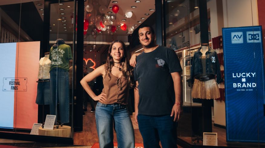 Laura y Julián Itzkovici, dueños de Lucky Brand en Argentina