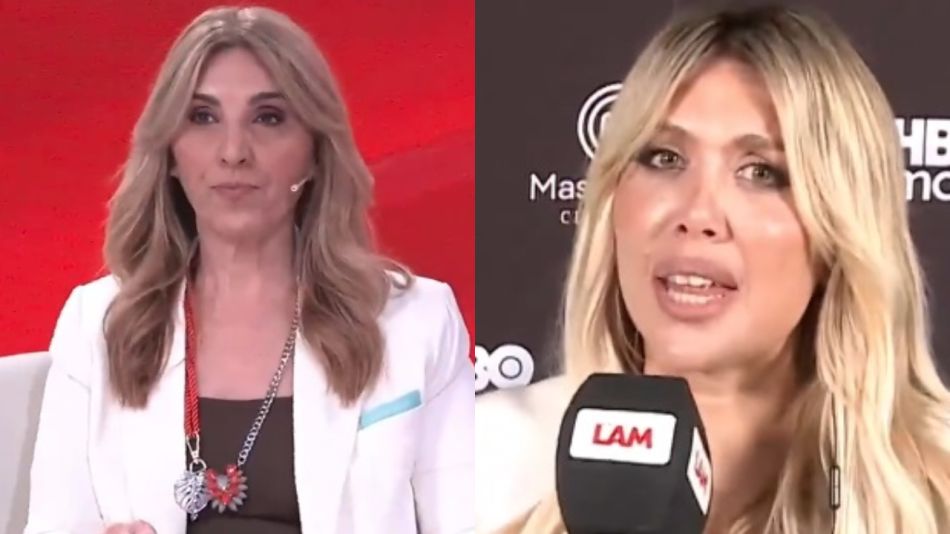 Karina Iavícoli y Wanda Nara en LAM