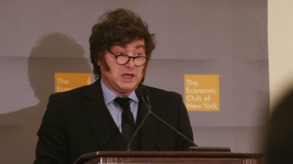 Javier Milei Club Económico de Nueva York