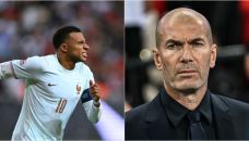 Kylian Mbappé y Zinedine Zidane