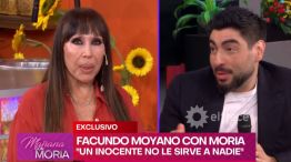 Facundo Moyano con Moria