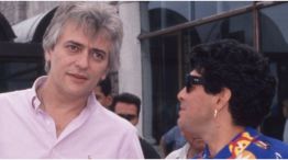Marcos Franchi y Diego Maradona