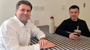 Rodrigo de Loredo junto a Matías Gvozdenovich