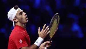 Francisco Cerúndolo en la Laver Cup 2026