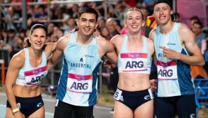 Oro para Argentina en el 4x400 relevo mixto de los Juegos Suramericanos