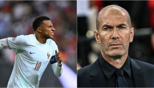 Kylian Mbappé y Zinedine Zidane