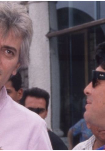 Marcos Franchi y Diego Maradona