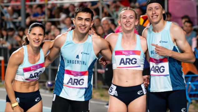 Oro para Argentina en el 4x400 relevo mixto de los Juegos Suramericanos