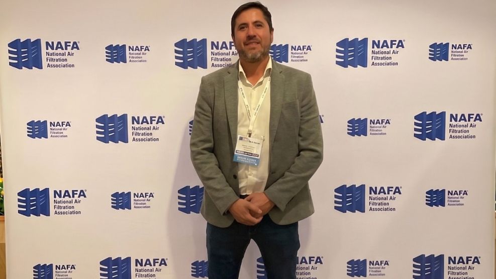 Germán Herrero, inventor argentino, especialista certificado en filtración de aire por la National Air Filtration Association (NAFA) y presidente de Tecas Termomecánica.