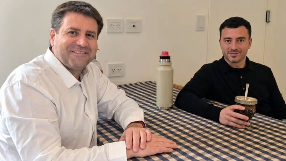 Rodrigo de Loredo junto a Matías Gvozdenovich