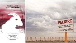 Frackibacter Vaccamortensis y el paisaje de Vaca Muerta. | Foto:Tenemos las máquinas y Proyecto Eco Eco